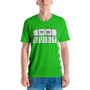 I'm So Busy GREEN - Men's V-Neck T-Shirt - Unminced Words