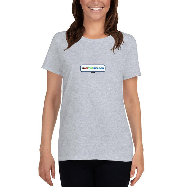 #IAMTHEREASON - Women's short sleeve t-shirt - Unminced Words