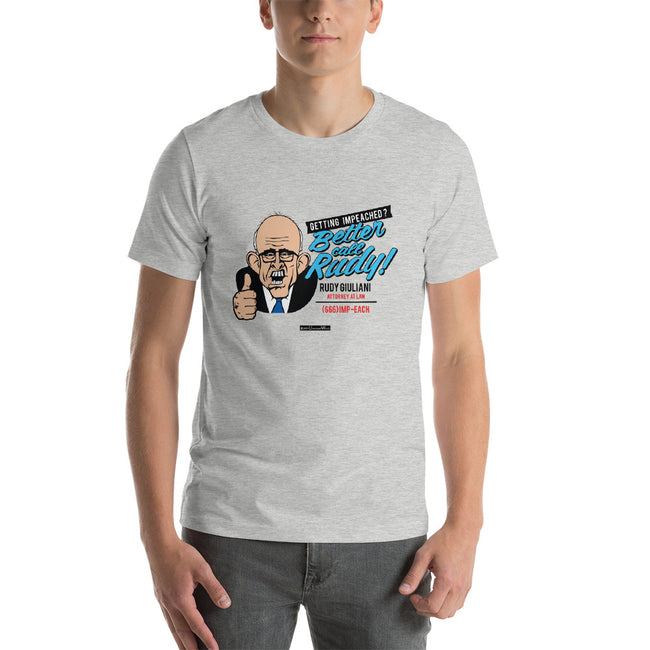 Getting Impeached? - Short-Sleeve Men's T-Shirt - Unminced Words