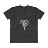 Elephant - Men's V-Neck T-Shirt - Unminced Words