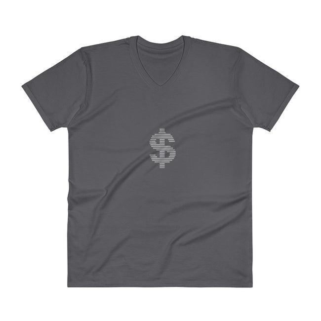 Dollar - Men's V-Neck T-Shirt - Unminced Words