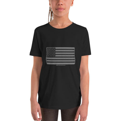 The American Flag - Youth Short Sleeve T-Shirt - Unminced Words