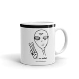 Peaceful Alien - Mug - Unminced Words