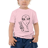 Peaceful Alien - Toddler Short Sleeve Tee - Unminced Words