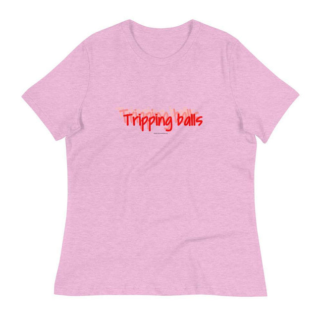 Tripping Balls - Women's Relaxed T-Shirt - Unminced Words