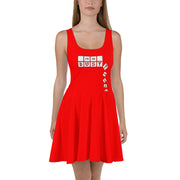 I'm So Busy RED - Skater Dress - Unminced Words