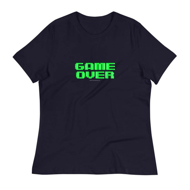 Game Over - Women's Relaxed T-Shirt - Unminced Words