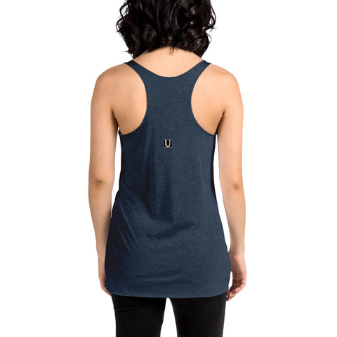 Just a Girl - Women's Racerback Tank - Unminced Words