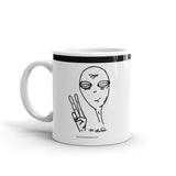 Peaceful Alien - Mug - Unminced Words