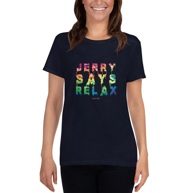 Jerry Says Relax - Women's short sleeve t-shirt - Unminced Words