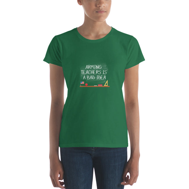 Arming Teachers - Women's short sleeve t-shirt - Unminced Words