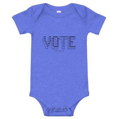 VOTE ASCII Art - Onesie - Unminced Words