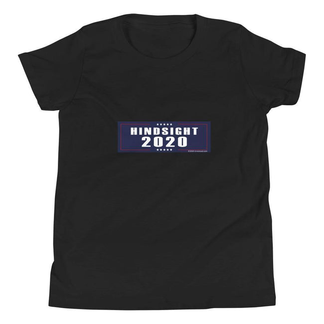 Hindsight Blue - Youth Short Sleeve T-Shirt - Unminced Words