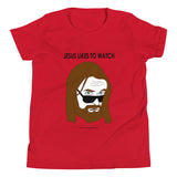 Jesus Likes to Watch - Youth Short Sleeve T-Shirt - Unminced Words