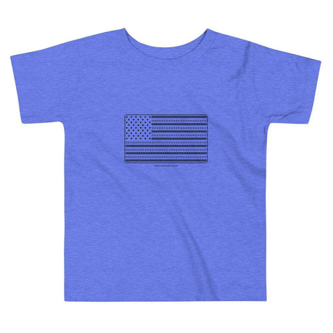 The American Flag - Toddler Short Sleeve Tee - Unminced Words