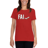 Fail - Ladies Cotton Short Sleeve T-Shirt - Unminced Words
