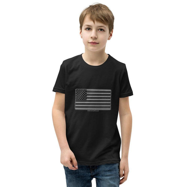 The American Flag - Youth Short Sleeve T-Shirt - Unminced Words