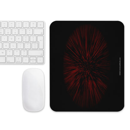 Hyperspace - Red Mouse pad