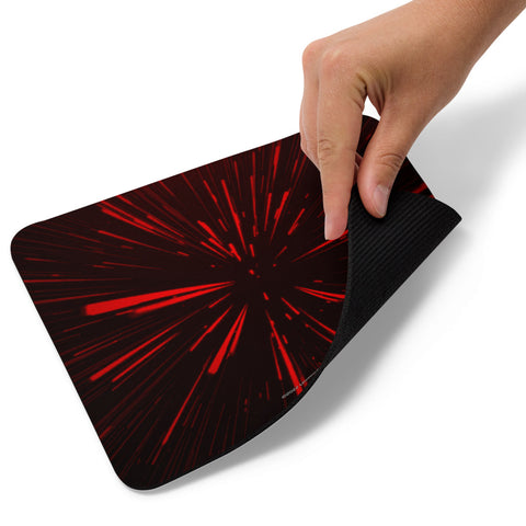 Hyperspace Deluxe - Red Mouse pad