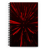 Hyperspace Deluxe - Red Spiral notebook