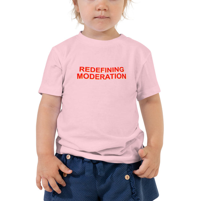 Redefining Moderation - Toddler Short Sleeve Tee