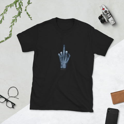 X-Ray Finger - Short-Sleeve T-Shirt - Unminced Words