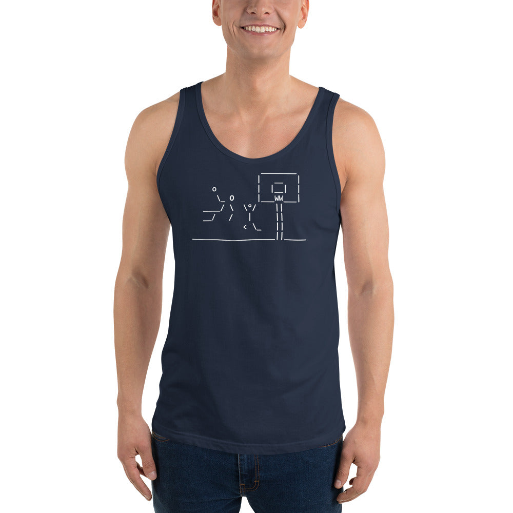Basketball Dunking - Men's Tank Top - Unminced Words