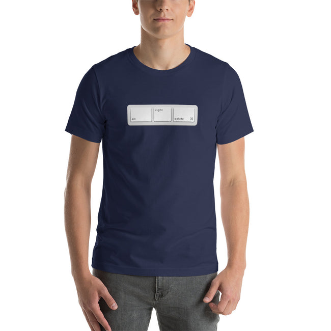 Alt Right Delete - Short-Sleeve T-Shirt