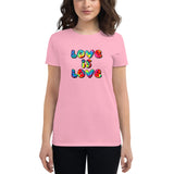 Love is Love - Women's short sleeve t-shirt