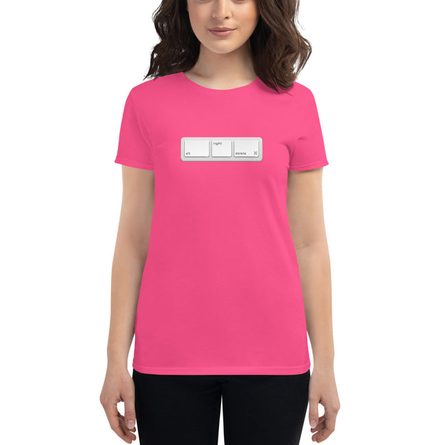 Alt Right Delete - Women's short sleeve t-shirt