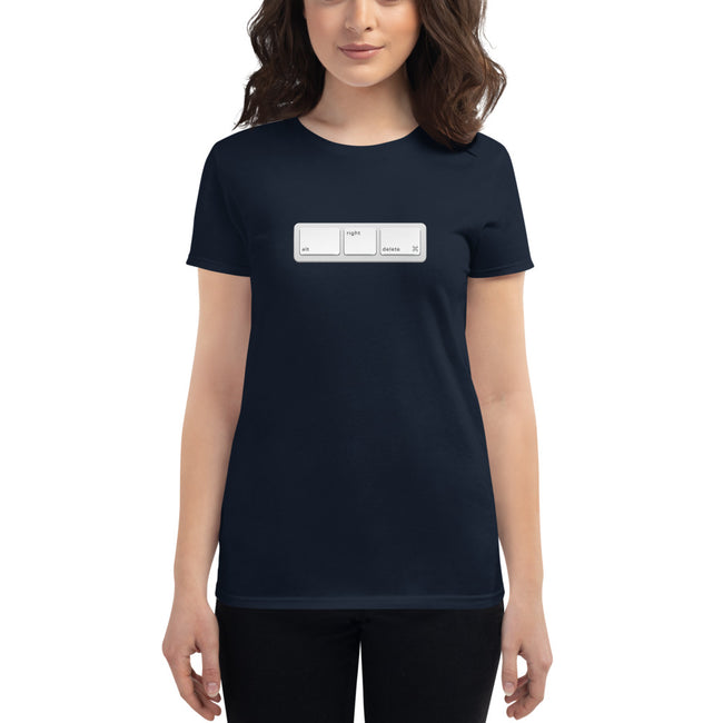 Alt Right Delete - Women's short sleeve t-shirt