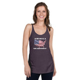 America Now Bidenesque - Women's Racerback Tank