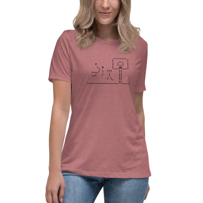 Basketball Dunking - Women's Relaxed T-Shirt