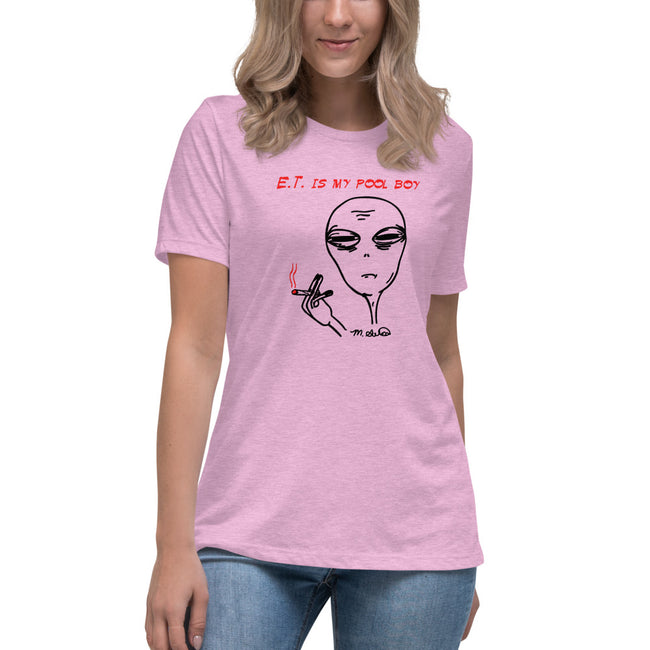 E.T. Is My Pool Boy - Women's Relaxed T-Shirt