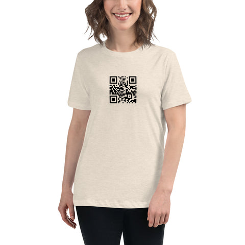 QR Code - Women's Relaxed T-Shirt