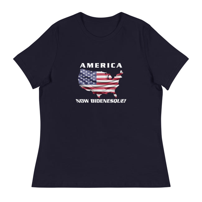 America Now Bidenesque - Women's Relaxed T-Shirt