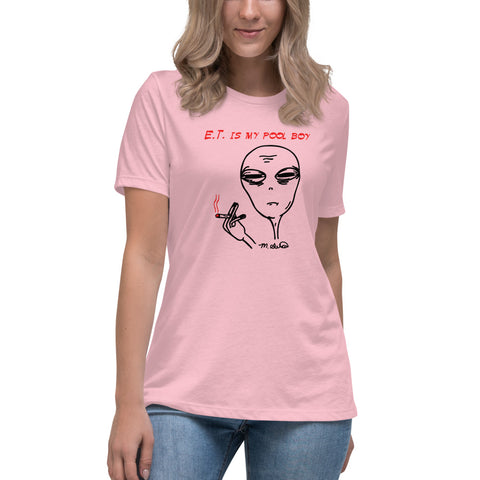 E.T. Is My Pool Boy - Women's Relaxed T-Shirt