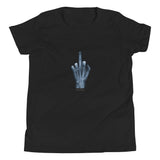 X-Ray Finger - Youth Short Sleeve T-Shirt - Unminced Words