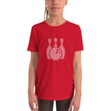 Bowling - Youth Short Sleeve T-Shirt - Unminced Words