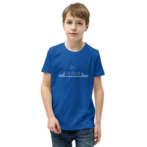 Biker Jump - Youth Short Sleeve T-Shirt